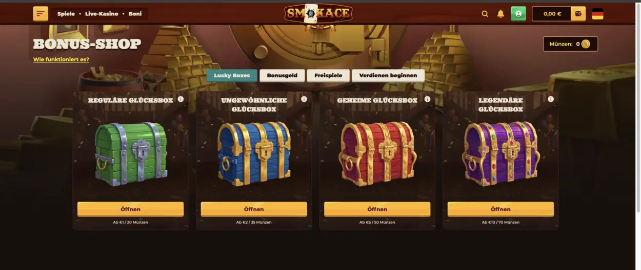 Lucky Box Smokace Casino